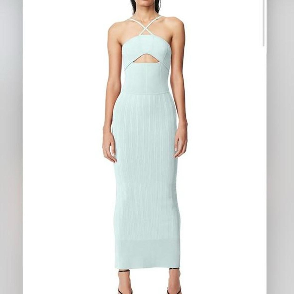 Hervé Léger Double Faced Cutout Maxi Dress